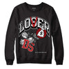 Jordan 13 Retro Playoffs DopeSkill Sweatshirt Loser Lover Graphic Streetwear - Black