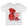 Chile Red 9s DopeSkill Toddler Kids T-shirt Broken Heart Graphic