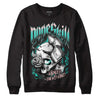 Green Snakeskin Dunk Low DopeSkill Sweatshirt Money On My Mind Graphic - Black