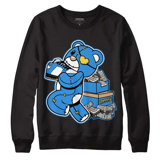 SB Dunk Low Homer DopeSkill Sweatshirt Bear Steals Sneaker Graphic - Black