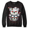 Jordan 3 Retro White Cement Reimagined DopeSkill Sweatshirt New Double Bear Graphic Streetwear - Black