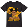 Taxi Yellow Toe 1s DopeSkill T-Shirt Black Queen Graphic - White 