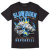 SB Dunk Low Homer DopeSkill T-Shirt Slow Burn Graphic - Black