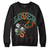 Dunk Low Team Dark Green Orange DopeSkill Sweatshirt Loser Lover Graphic - Black