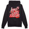 Dunk Low Gym Red DopeSkill Hoodie Sweatshirt LOVE Graphic - Black 