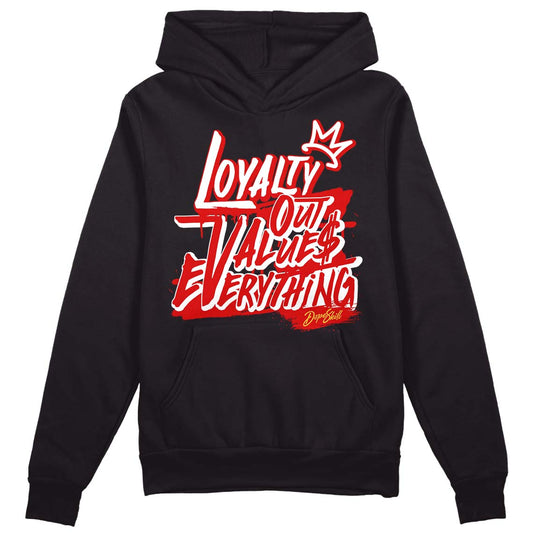 Dunk Low Gym Red DopeSkill Hoodie Sweatshirt LOVE Graphic - Black 