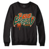 Dunk Low Team Dark Green Orange DopeSkill Sweatshirt Rare Breed Graphic - Black