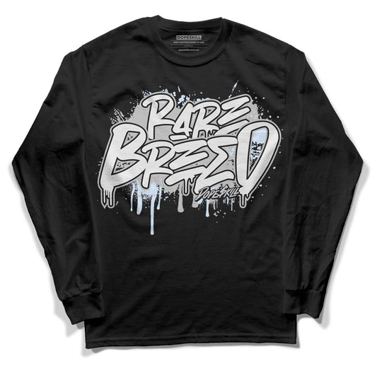 Black Metallic Chrome 6s DopeSkill Long Sleeve T-Shirt Rare Breed Graphic - Black