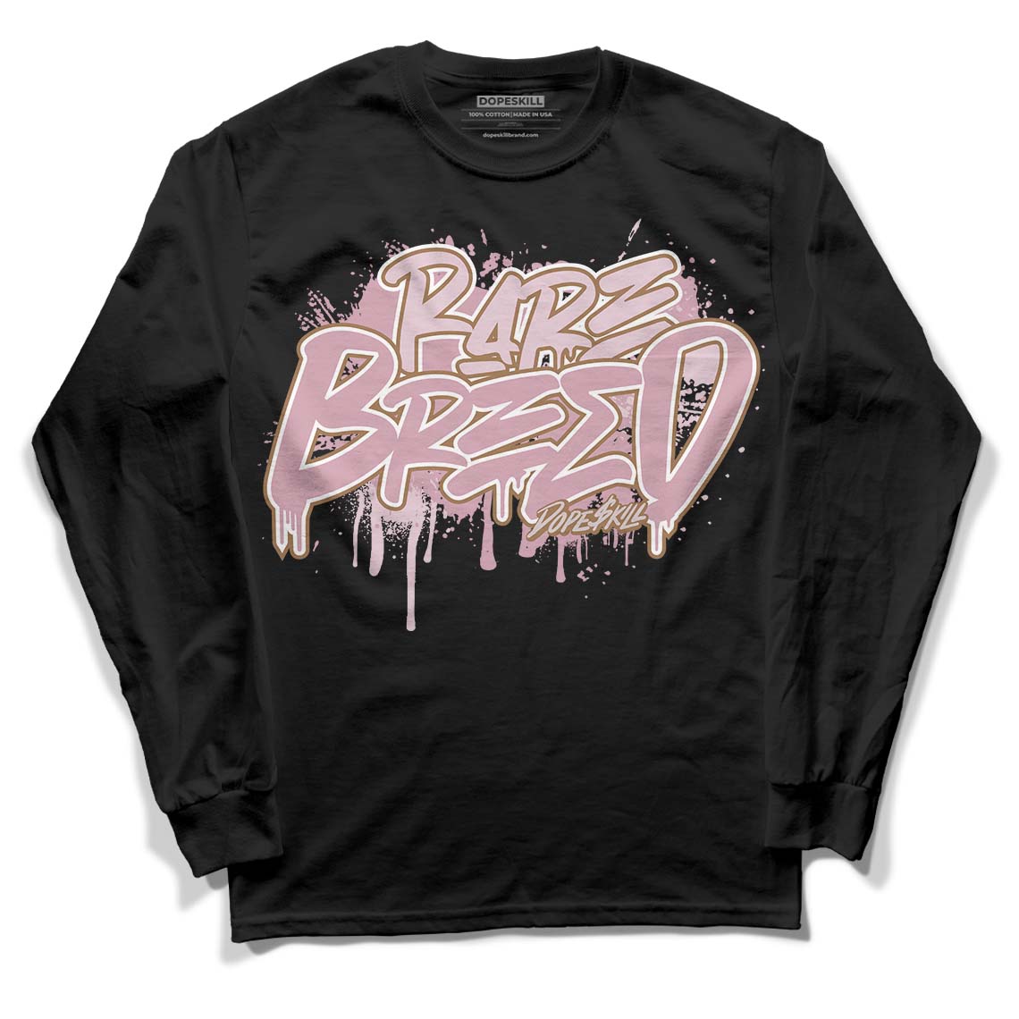 Dunk Low Teddy Bear Pink DopeSkill Long Sleeve T-Shirt Rare Breed Graphic - Black 