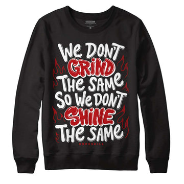 Jordan 13 Retro Playoffs DopeSkill Sweatshirt Grind Shine Graphic Streetwear - Black