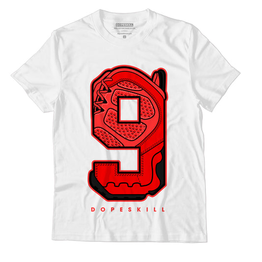 AJ 9 Chile Red DopeSkill T-Shirt No.9 Graphic