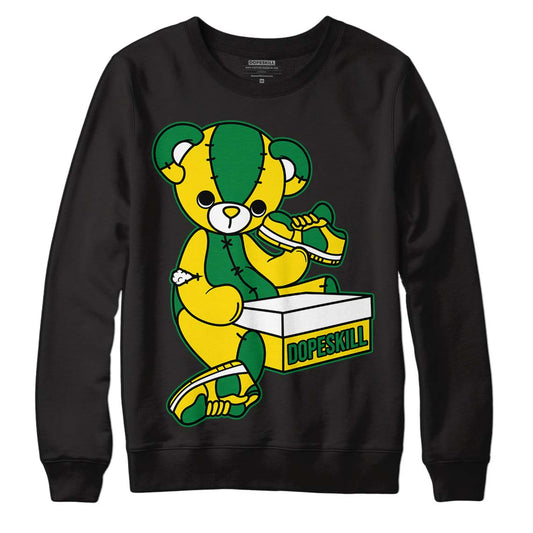 Dunk Low Reverse Brazil DopeSkill Sweatshirt Sneakerhead BEAR Graphic - Black