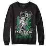 Jordan 2 Retro Lucky Green DopeSkill Sweatshirt Juneteenth Graphic Streetwear - Black 