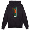 Dunk Low Team Dark Green Orange DopeSkill Hoodie Sweatshirt No.1 Graphic - Black