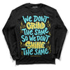 Jordan 5 Aqua DopeSkill Long Sleeve T-Shirt Grind Shine Graphic Streetwear - Black 