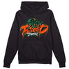 Dunk Low Team Dark Green Orange DopeSkill Hoodie Sweatshirt Rare Breed Type Graphic - Black 