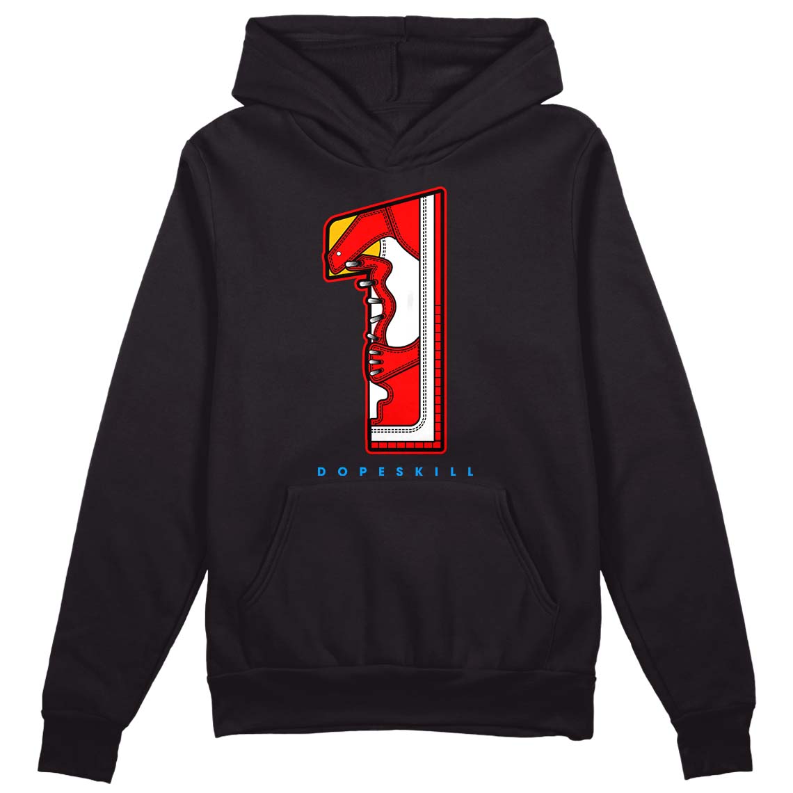 Fruity Pebbles Dunks DopeSkill Hoodie Sweatshirt No.1 Graphic - Black