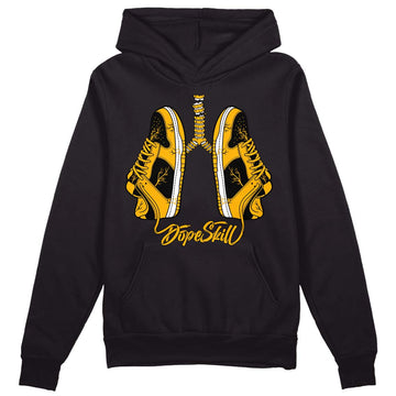 Goldenrod Dunk DopeSkill Hoodie Sweatshirt Breathe Graphic - Black 