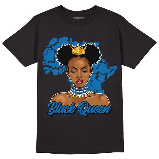 Jordan 1 Dark Marina Blue DopeSkill T-Shirt Black Queen Graphic - Black