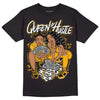 Goldenrod Dunk DopeSkill T-Shirt Queen Of Hustle Graphic - Black 