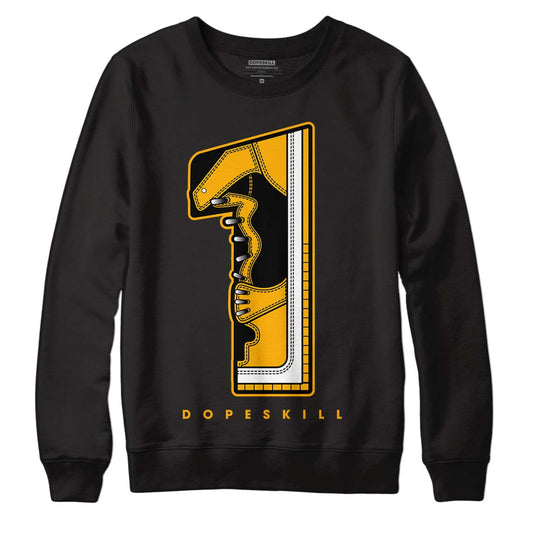 Goldenrod Dunk DopeSkill Sweatshirt No.1 Graphic - Black 