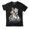 Jordan 4 Sail Canvas DopeSkill T-Shirt MOMM Bear Graphic - Black