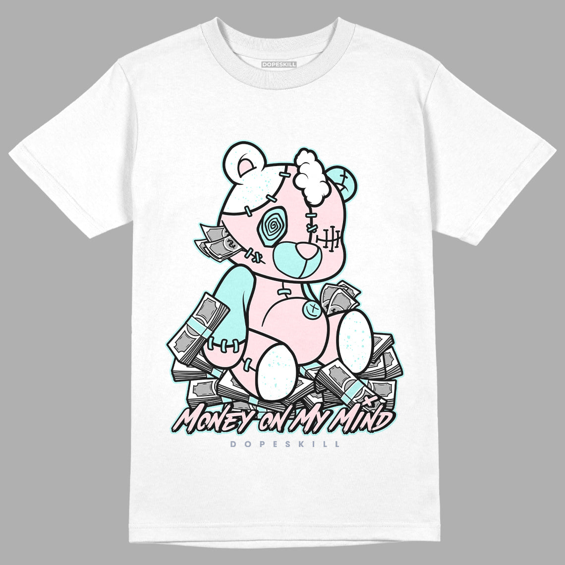 Jordan 5 Easter DopeSkill T-Shirt MOMM Bear Graphic - White