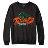 Dunk Low Team Dark Green Orange DopeSkill Sweatshirt Rare Breed Type Graphic - Black