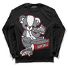 Fire Red 9s DopeSkill Long Sleeve T-Shirt Sneakerhead BEAR Graphic - Black 