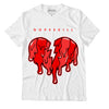 AJ 9 Chile Red DopeSkill T-Shirt Tear My Heart Out Graphic