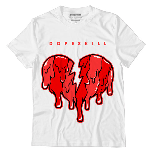 AJ 9 Chile Red DopeSkill T-Shirt Tear My Heart Out Graphic