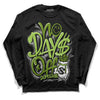 Dunk Low 'Chlorophyll' DopeSkill Long Sleeve T-Shirt No Days Off Graphic - Black 