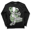 Jordan 4 Retro “Seafoam” DopeSkill Long Sleeve T-Shirt Sneakerhead BEAR Graphic Streetwear  - Black 