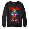 Fruity Pebbles Dunks DopeSkill Sweatshirt Fake Love Graphic - Black