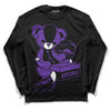 Court Purple 13s DopeSkill Long Sleeve T-Shirt Sneakerhead BEAR Graphic