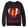 Cardinal 7s DopeSkill Sweatshirt Juneteenth Heart Graphic - Black 