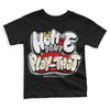 Panda White Black Dunk Low DopeSkill Toddler Kids T-shirt Homie Don't Play That Graphic - Black 