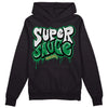 Nike SB x Jordan 4 “Pine Green” DopeSkill Hoodie Sweatshirt Super Sauce Graphic Streetwear - Black