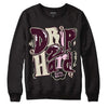 Dunk Low Night Maroon and Medium Soft Pink DopeSkill Sweatshirt Drip Too Hard Graphic Streetwear - Black 