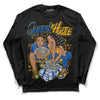 Dunk Blue Jay and University Gold DopeSkill Long Sleeve T-Shirt Queen Of Hustle Graphic Streetwear - Black