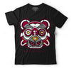 AJ 3 Cardinal Red DopeSkill T-Shirt Robo Bear Graphic