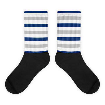 HS Sublimated Socks Match AJ 13 French Blue