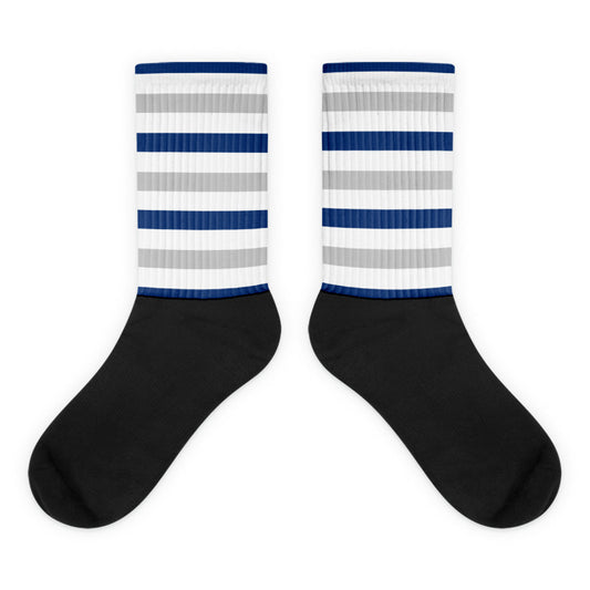 HS Sublimated Socks Match AJ 13 French Blue