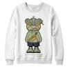 Jordan 5 Jade Horizon DopeSkill Sweatshirt Sneaker Bear Graphic - White 