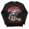 Cardinal 7s DopeSkill Long Sleeve T-Shirt Sick Bear Graphic - Black 