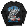 Messy Room 4S DopeSkill Long Sleeve T-Shirt Sick Bear Graphic - Black