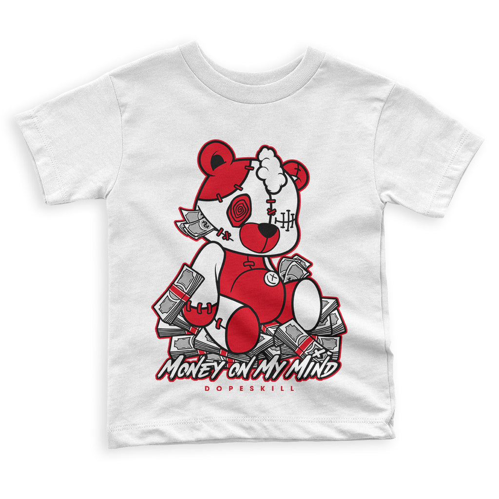 Heritage 1s DopeSkill Toddler Kids T-shirt MOMM Bear Graphic - White