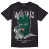 Lottery Pack Malachite Green Dunk Low DopeSkill T-Shirt Money Talks Graphic - Black