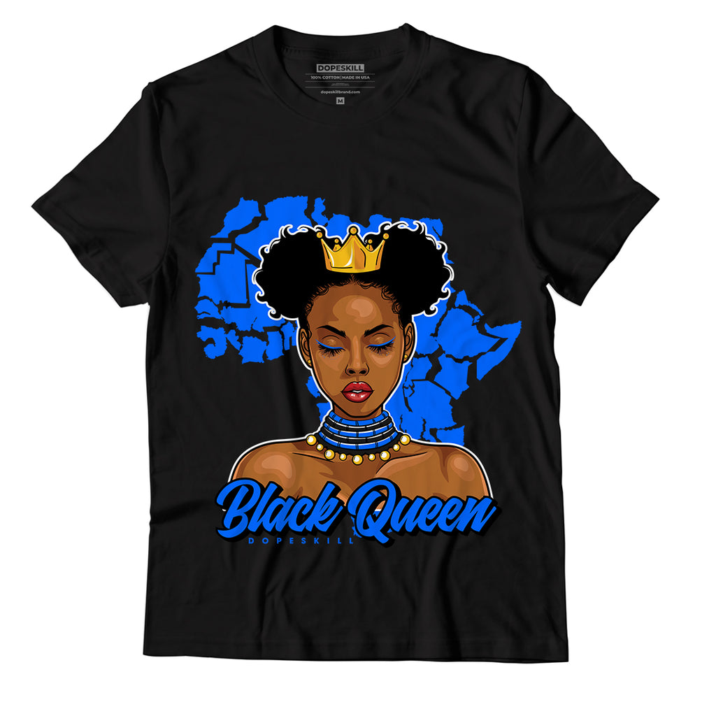 Yz 350 Boost V2 Dazzling Blue DopeSkill T-Shirt Black Queen Graphic - Black 