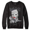 Fire Red 9s DopeSkill Sweatshirt Money Talks Graphic - Black 